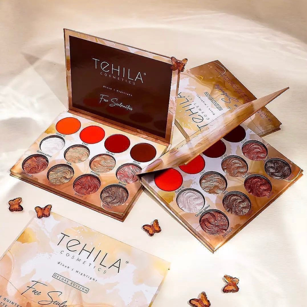 TEHILA COSMETICS | Pro Face Sculpmetics ~ Blush & Highlight