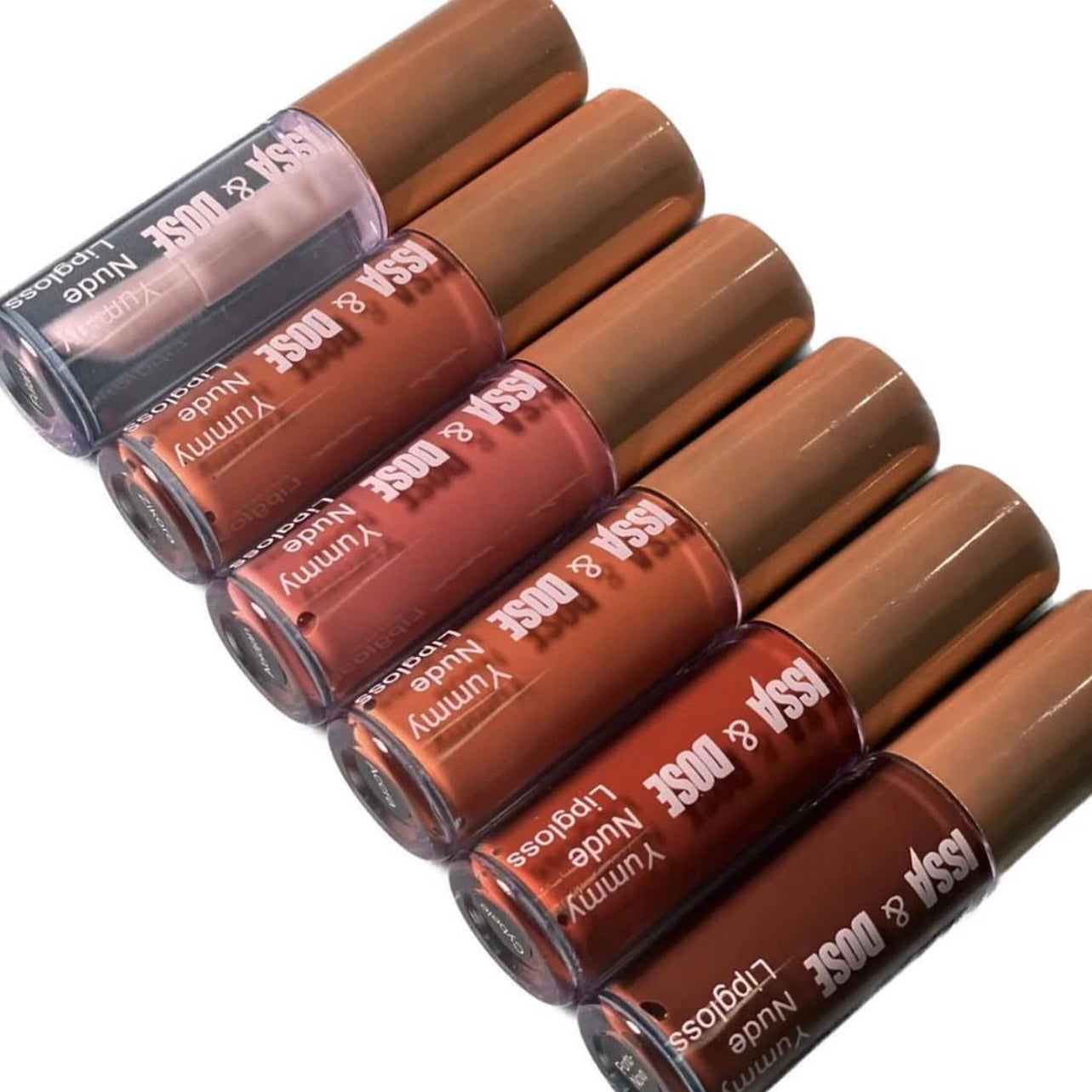 ISSA & DOSE | Yummy nude lips gloss lot de 6