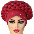 Glitter turban auto gele