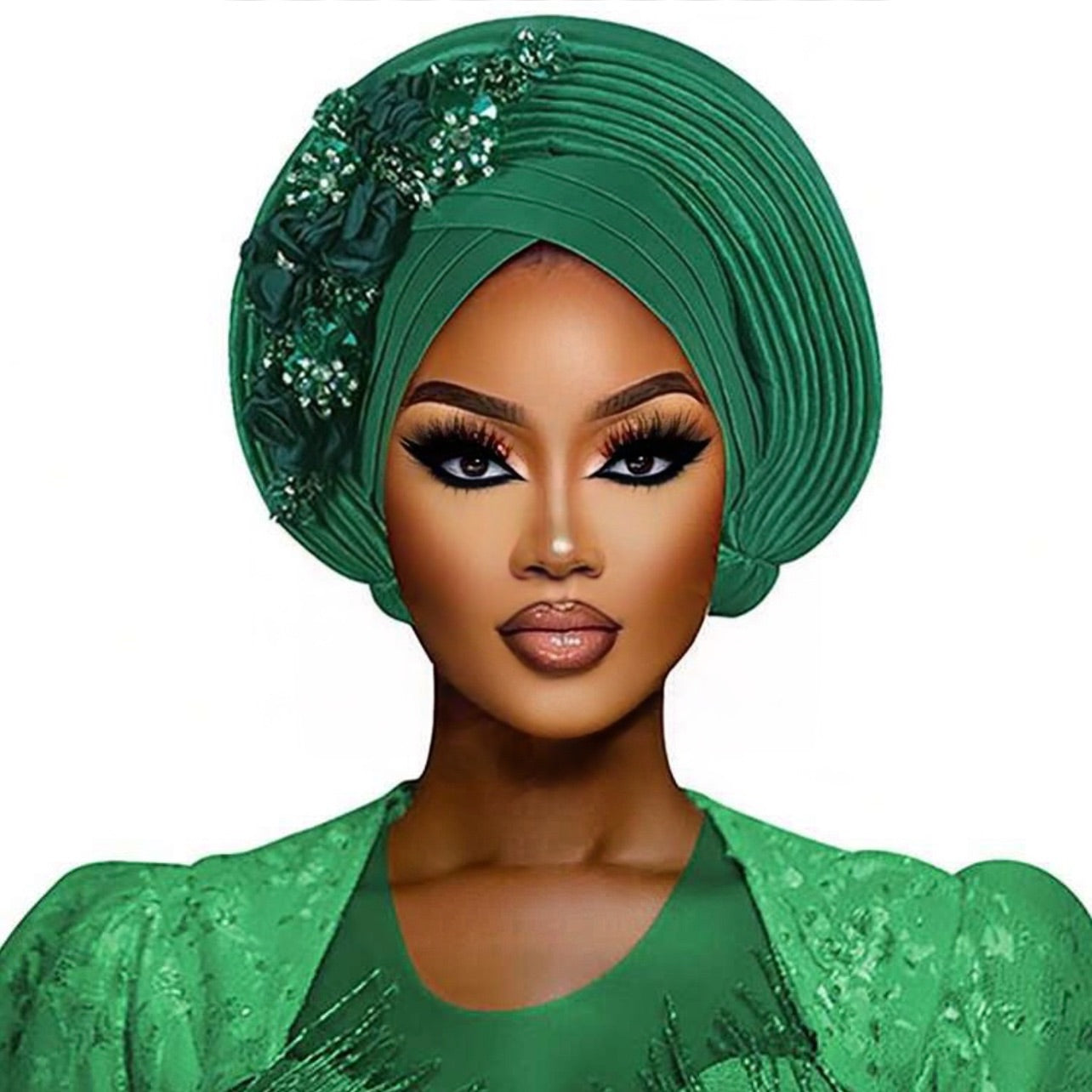 Glitter flowers auto gele